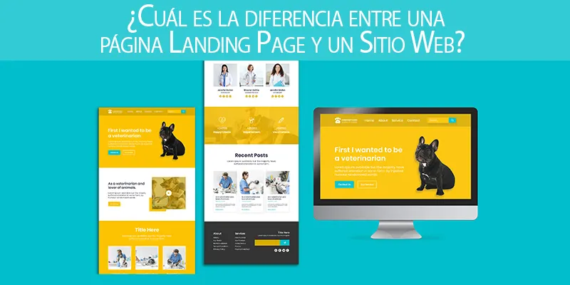 Landing page vs sitio web: cuál necesita tu negocio